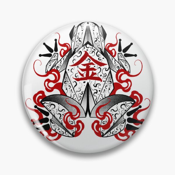 Item preview, Origami frog with flames designed and sold by 7Delamancha.