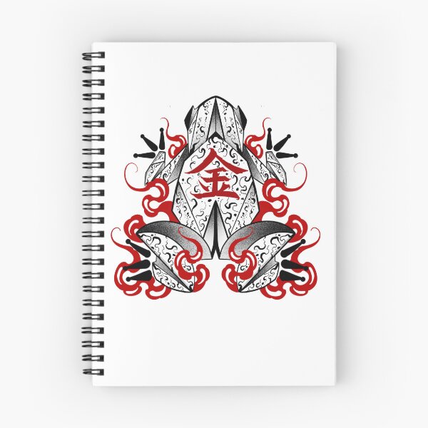 Item preview, Origami frog with flames designed and sold by 7Delamancha.