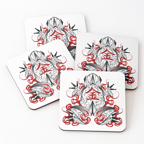 Item preview, Origami frog with flames designed and sold by 7Delamancha.