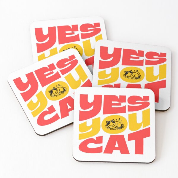 Item preview, yes you can cat best motivational sarcastic quote for funny cat lovers owner mom dad silhowette meow vintage designed and sold by puurfectcat.