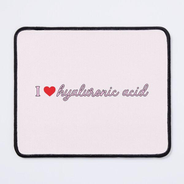 Item preview, I Love Hyaluronic Acid Skincare Lover Sticker designed and sold by Creative Brat Design Studio.