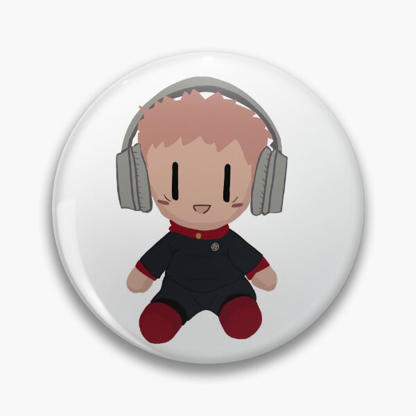 Item preview, Yuji With Headphones  designed and sold by moonydoodlez.