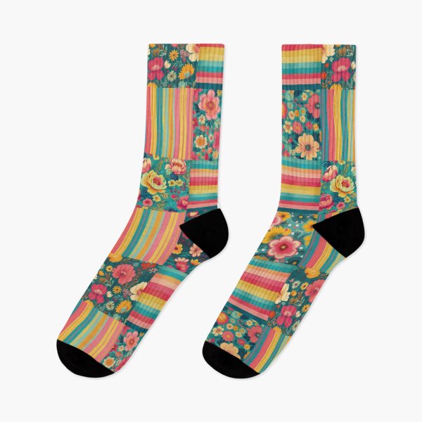 Item preview, Flowers and Stripes designed and sold by Dancing in the Living Room.