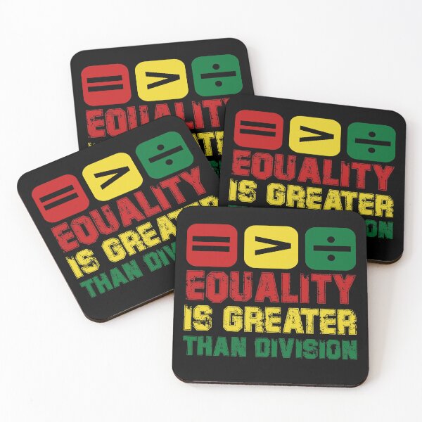 Item preview, ? Equality is Greater Than Division – Make Your Statement Loud & Clear! ? designed and sold by Mahmoud Salah.