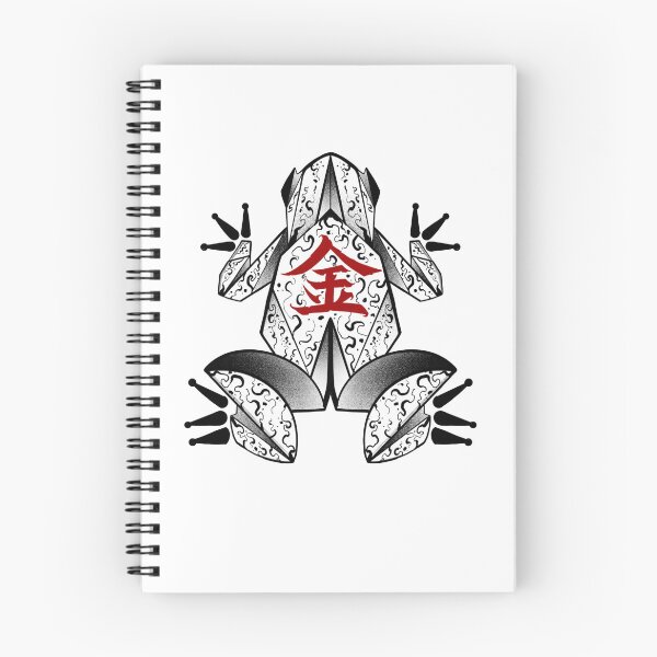 Item preview, Suminagashi origami frog designed and sold by 7Delamancha.