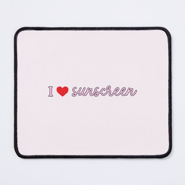 Item preview, I Love Sunscreen SPF Lover Sticker designed and sold by Creative Brat Design Studio.