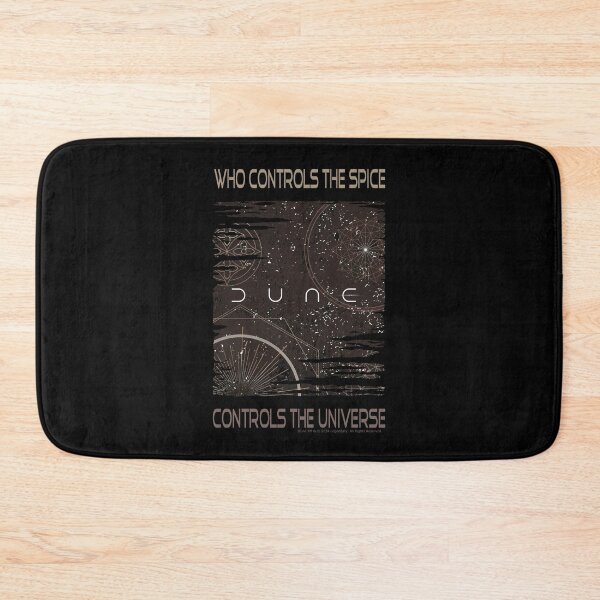 Item preview, DUNE. Who Controls The Spice Controls The Universe (black background) designed and sold by bekksa.
