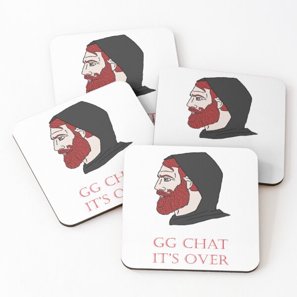 Item preview, GG Chat It's Over Meme designed and sold by annattodesign.