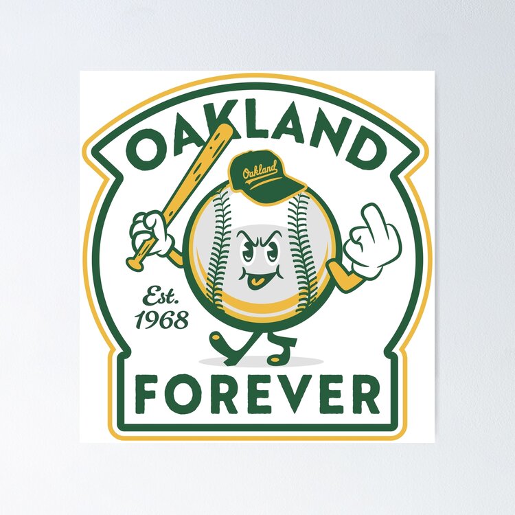 Oakland Baseball Forever - Oakland A's Established in 1968 Sticker