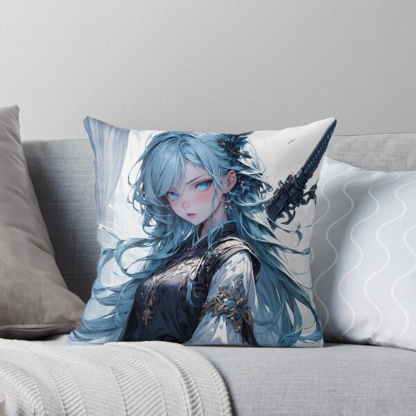 Item preview, Manga ice samurai queen with sword designed and sold by TheArtistOf2022.