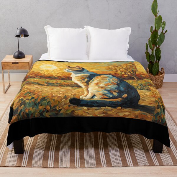 Item preview, Almond Blossom Cat in Spring	 designed and sold by Catophile.