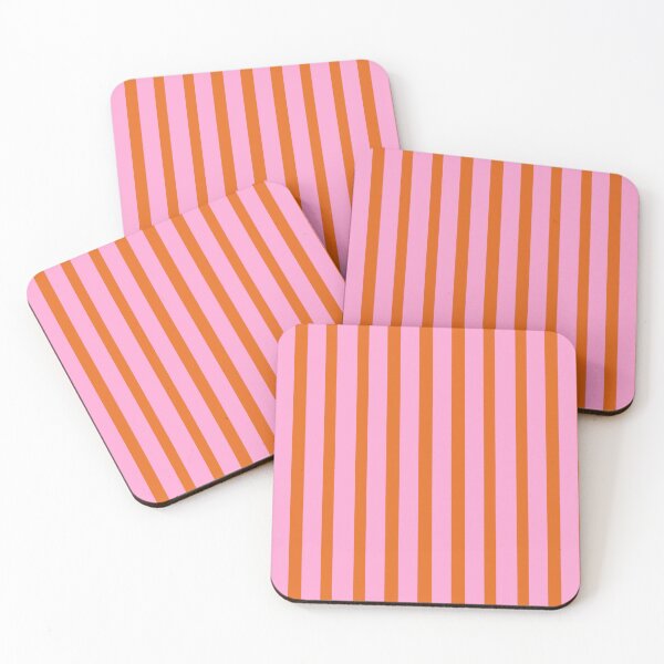 Item preview, Orange and Pink Stripes Pattern designed and sold by OneThreeSix.