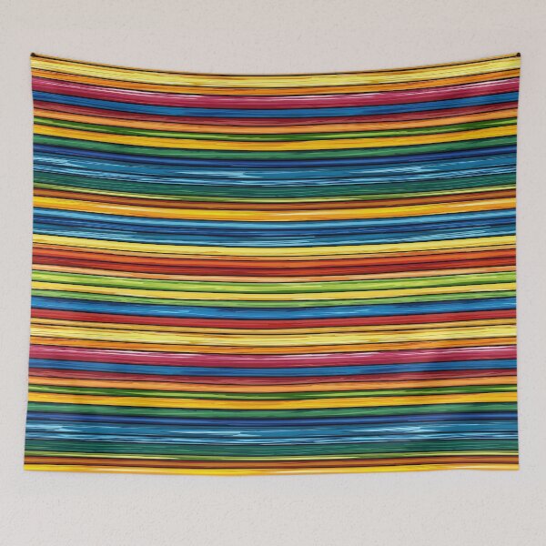Item preview, Abstract painted stripes with a unique visual rhythm designed and sold by Piotrek0001.
