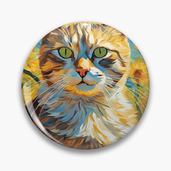 Item preview, Common sunflower  Cat with Flowers	 designed and sold by Catophile.