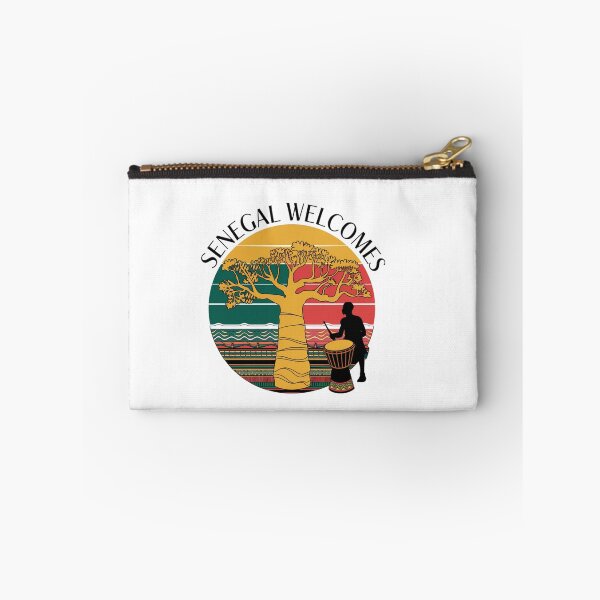 Item preview, Senegal Welcomes Flag Map Dakar, Lake Retba, Gorée Island designed and sold by AnimalsDH305.