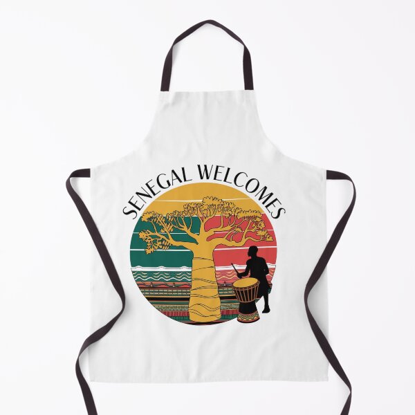Item preview, Senegal Welcomes Flag Map Dakar, Lake Retba, Gorée Island designed and sold by AnimalsDH305.