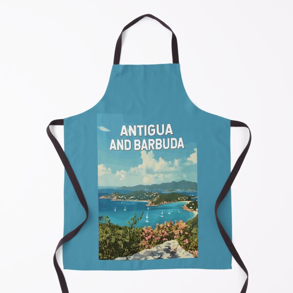 Item preview, Antigua and Barbuda Illustration Travel Art Vintage designed and sold by KrisSidDesigns.