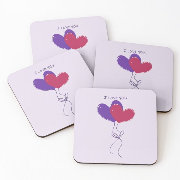 Item preview, Heart balloon - Purple and Pink designed and sold by LayIlustra.