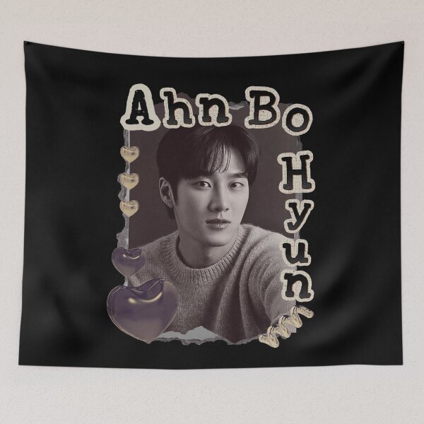 Item preview, Ahn Bo-hyun: Korean Drama Actor Scrapbook Collage Cozy Y2K Vintage Design designed and sold by HELL0WBELLO.