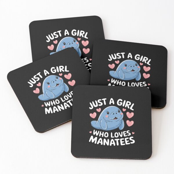 Item preview, Just a girl who loves manatees designed and sold by jkrphoto.