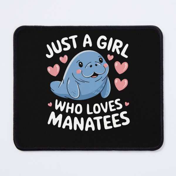 Item preview, Just a girl who loves manatees designed and sold by jkrphoto.