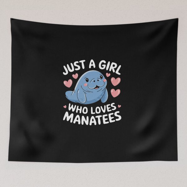 Item preview, Just a girl who loves manatees designed and sold by jkrphoto.