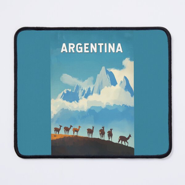 Item preview, Argentina Illustration Travel Art Vintage designed and sold by KrisSidDesigns.
