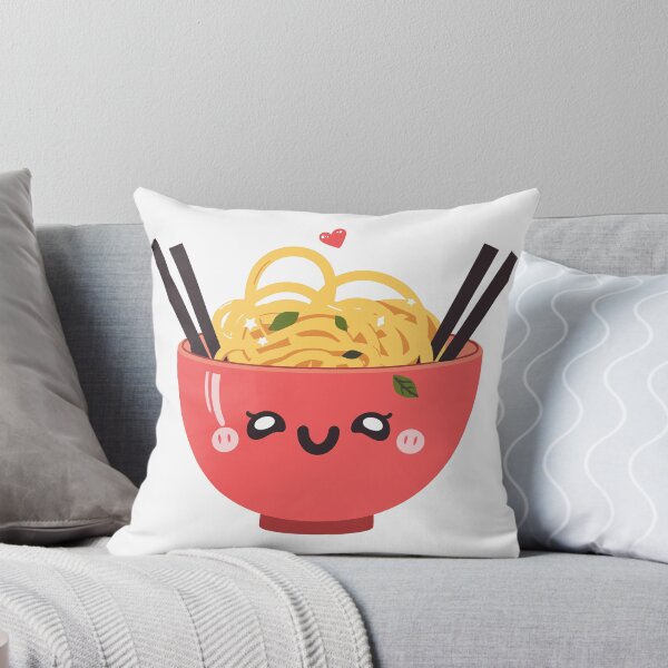 Item preview, Kawaii Noodle Bowl | Cute Smiling Ramen Illustration designed and sold by ColorsoftNature.