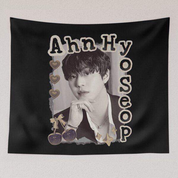 Item preview, Ahn Hyo-seop: Korean Drama Actor Scrapbook Collage Cozy Y2K Vintage Design designed and sold by HELL0WBELLO.