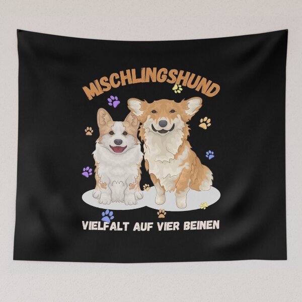 Item preview, Mixed breed dog. Diversity on four legs. designed and sold by Traumbrise.