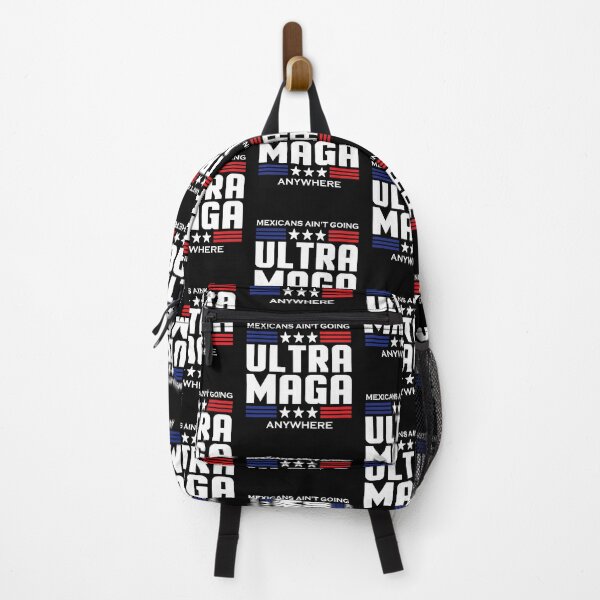 Item preview, MAGA Meixicans Ain't Going Anywhere Ultra Maga American Flag designed and sold by SillyDarkShop.