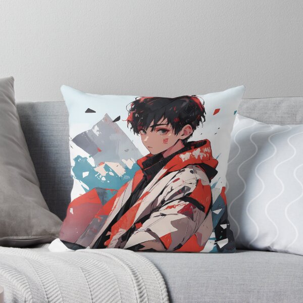 Item preview, Anime urban traveler samurai boy warrior portrait art designed and sold by TheArtistOf2022.