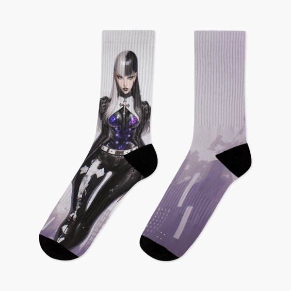Item preview, Cyberpunk Goth Nun designed and sold by CursedbyLilith.