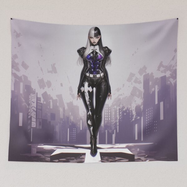 Item preview, Cyberpunk Goth Nun designed and sold by CursedbyLilith.