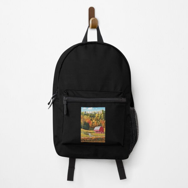 Item preview, Connecticut Travel Art Vintage designed and sold by KrisSidDesigns.