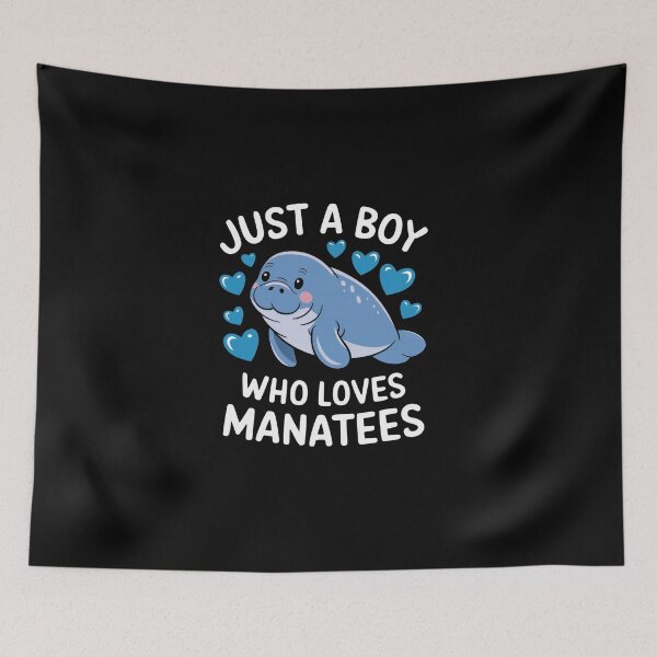 Item preview, Just a boy who loves manatees designed and sold by jkrphoto.