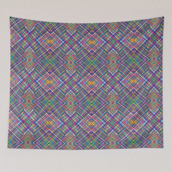 Item preview, Multicolored Electro Pattern designed and sold by Leufia.