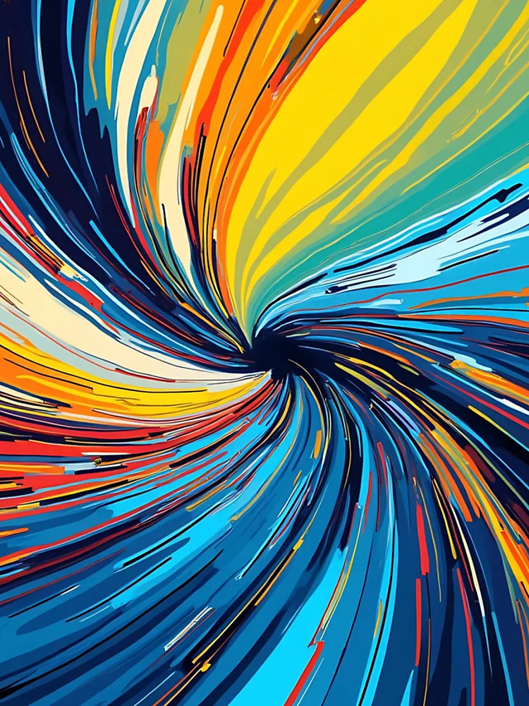 Thumbnail 4 of 4, iPhone Case, Colorful Abstract Swirl designed and sold by likeforcode.