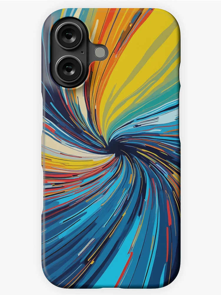 Thumbnail 1 of 4, iPhone Case, Colorful Abstract Swirl designed and sold by likeforcode.