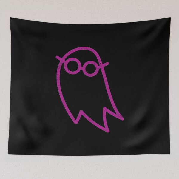Item preview, The Pink Opaque Ghost Symbol (Chest Pocket) designed and sold by huckblade.
