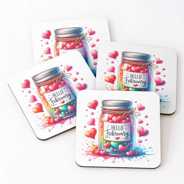 Item preview, Hello February: Jar of Love designed and sold by PedroStyle.