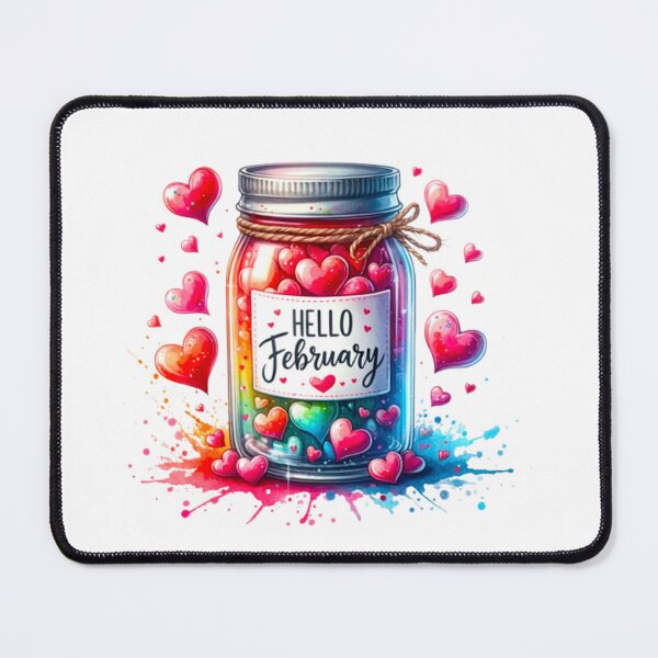 Item preview, Hello February: Jar of Love designed and sold by PedroStyle.