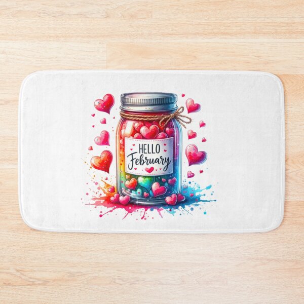 Item preview, Hello February: Jar of Love designed and sold by PedroStyle.