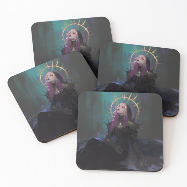Item preview, Dark Goth Nun Worship designed and sold by CursedbyLilith.