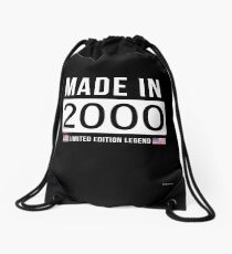 Made In 2000 Limited Edition Legend - Birthday Gift For D.O.B 2000 Born In 2000 Drawstring Bag