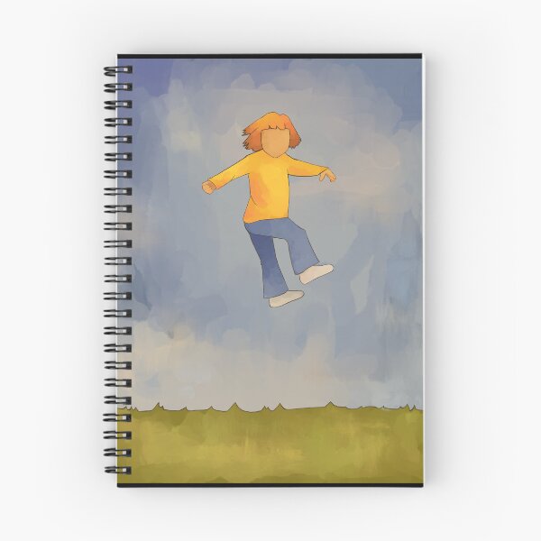 Item preview, Whimsical Floating Girl Illustration -- Red-Haired Girl Magical Fantasy Art designed and sold by LemonwoodClock.