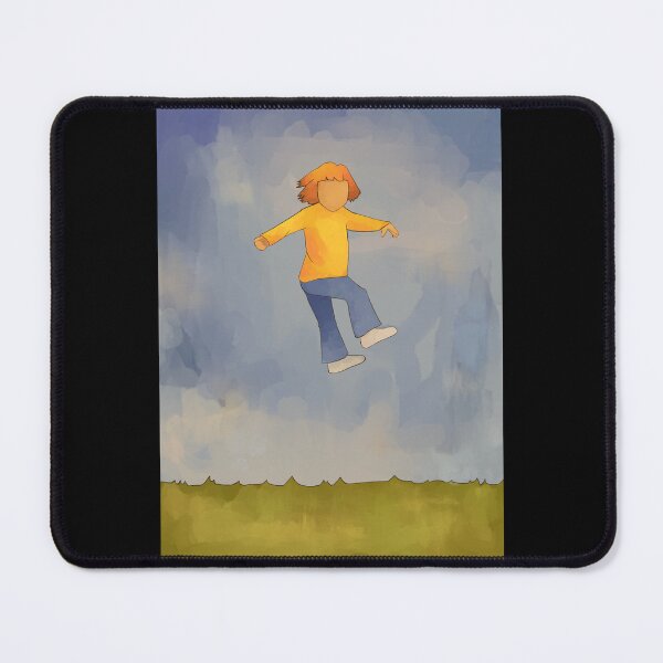 Item preview, Whimsical Floating Girl Illustration -- Red-Haired Girl Magical Fantasy Art designed and sold by LemonwoodClock.