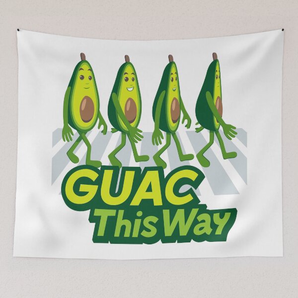 Item preview, JoyPixels™ Guac This Way Avocado Emoji designed and sold by JoyPixels.
