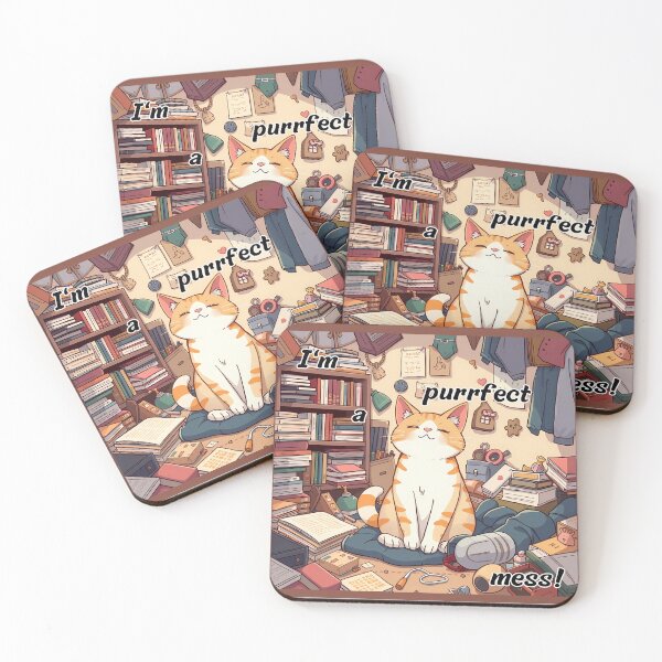 Item preview, Purrfect Mess designed and sold by TabtisWorld.