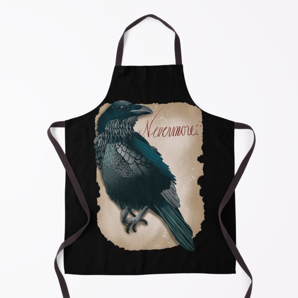 Item preview, Quoth The Raven Nevermore -- Gothic Poe Dark Academia Corvid Art designed and sold by LemonwoodClock.